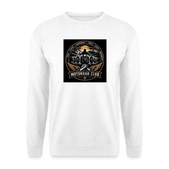 Freiheit - Unisex Pullover - Weiß - Vorne - Alina (178cm) & Michal (187cm)