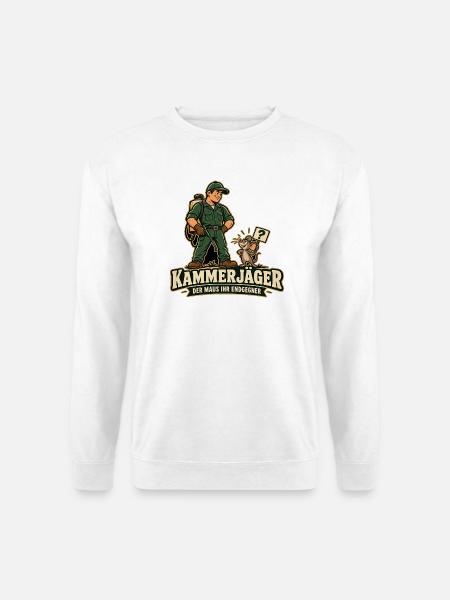 Kammerjäger Endgegner - Unisex Pullover - Weiß