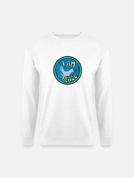 ICH BIN FRIEDEN - Unisex Pullover - Weiß