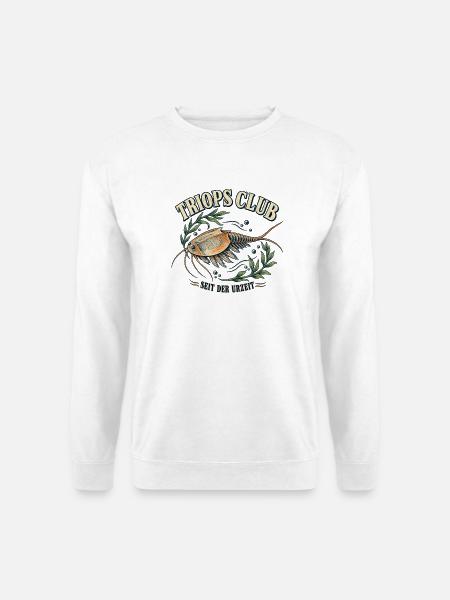 Triops Club – Seit der Urzeit - Unisex Pullover - Weiß