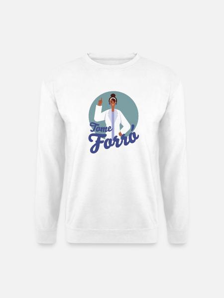 Tome Forro: Forro als Medizin. Forro Doktor Motiv - Unisex Pullover - Weiß