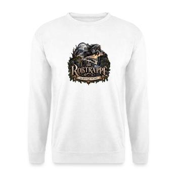 Die Roßtrappe – Harzer Sage - Unisex Pullover - Weiß - Vorne - Alina (178cm) & Michal (187cm)