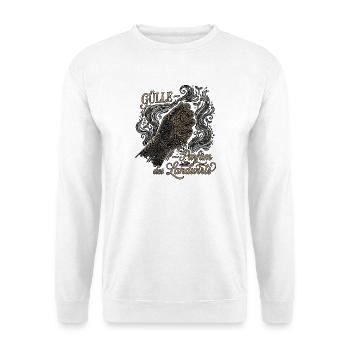 Gülle Landwirt Parfüm - Unisex Pullover - Weiß - Vorne - Alina (178cm) & Michal (187cm)