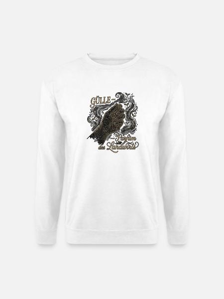 Gülle Landwirt Parfüm - Unisex Pullover - Weiß