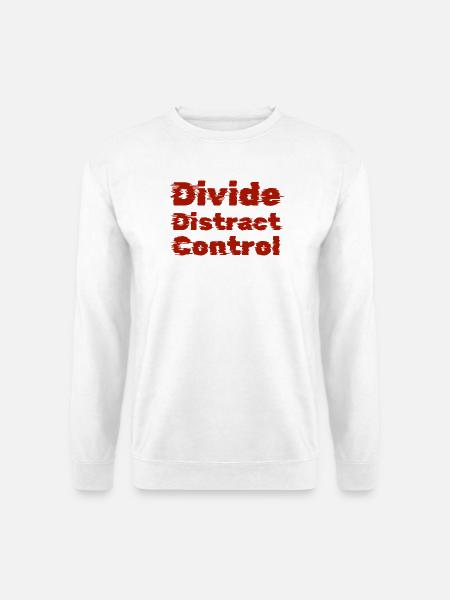 Teile Ablenkungskontrolle - Unisex Pullover - Weiß