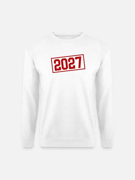 2027 Stempel - Unisex Pullover - Weiß
