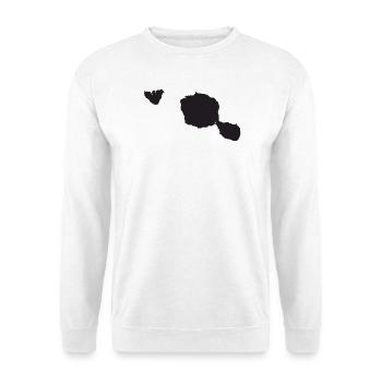 Moorea Tahiti T-Shirt Humorgeschenk - Unisex Pullover - Weiß - Vorne - Alina (178cm) & Michal (187cm)