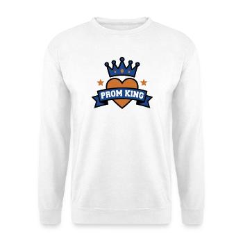 Lehrer Buch Pfeife Logo - Unisex Pullover - Weiß - Vorne - Alina (178cm) & Michal (187cm)