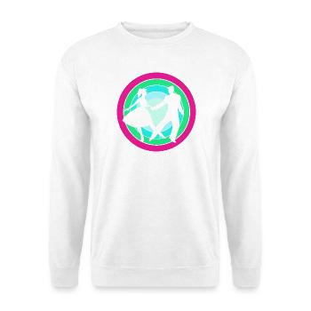 Sock Hop - Unisex Pullover - Weiß - Vorne - Alina (178cm) & Michal (187cm)