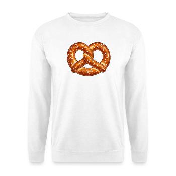 Bretsel - Unisex Pullover - Weiß - Vorne - Alina (178cm) & Michal (187cm)