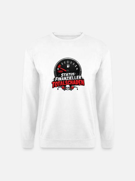 Benzinpreise Humor Design - Unisex Pullover - Weiß