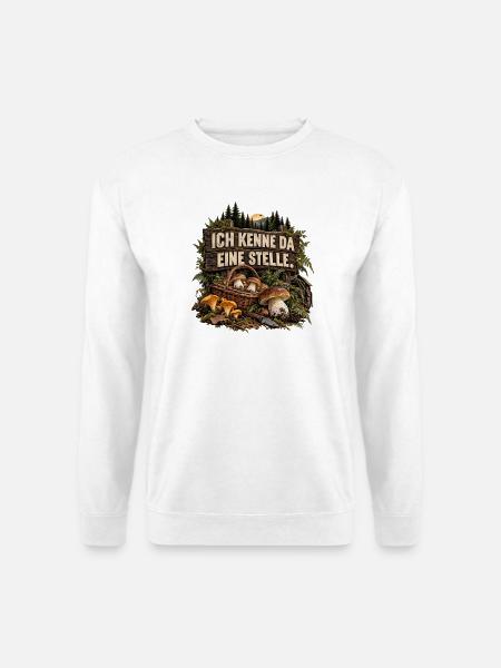 Pilzsammler - Unisex Pullover - Weiß