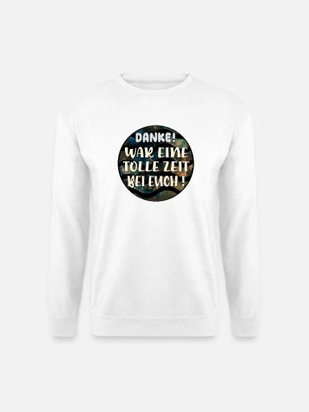 Abschiedsgeschenke Kollegen Team - Unisex Pullover - Weiß