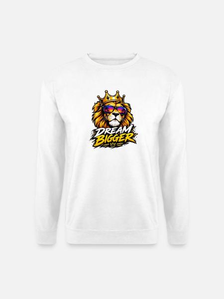 Re Leone Sogna in Grande - Unisex Pullover - Weiß