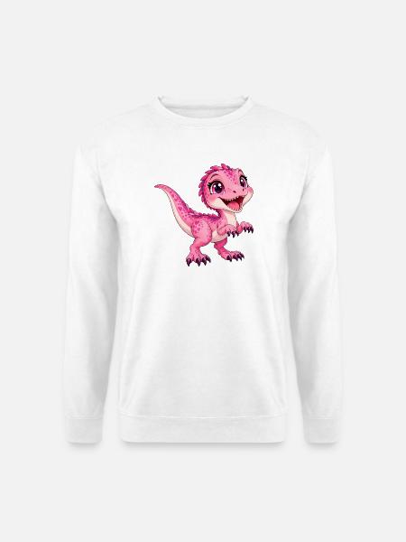 Greifvogel Rose Kawaii - Unisex Pullover - Weiß