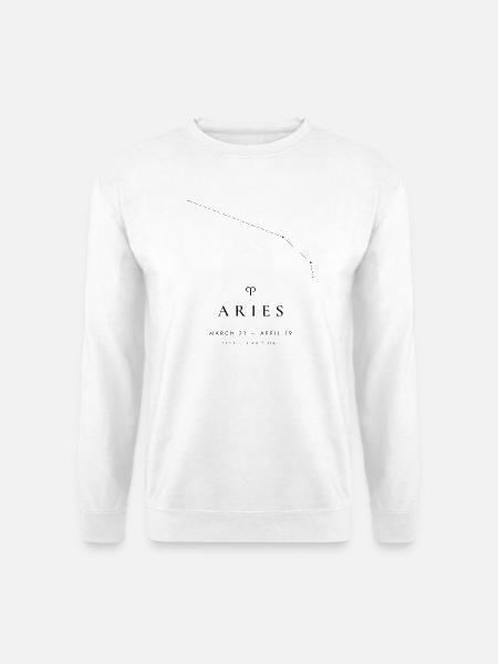 Sternbild Böder — Wahre Himmelskarte - Unisex Pullover - Weiß