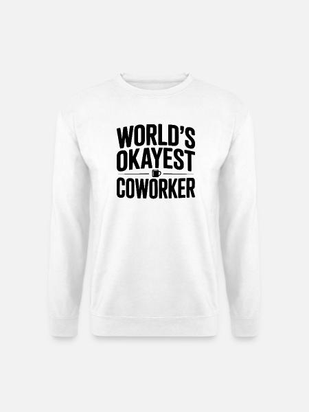 Der beste Kollege der Welt - Unisex Pullover - Weiß