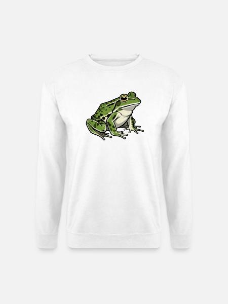 Frosch  - Unisex Pullover - Weiß