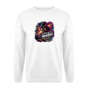 The Welder Neon Sparks - Unisex Pullover - Weiß - Vorne - Alina (178cm) & Michal (187cm)