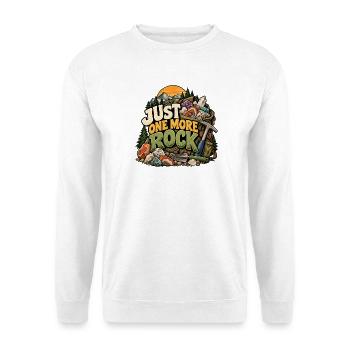 Nur noch ein Stein - Unisex Pullover - Weiß - Vorne - Alina (178cm) & Michal (187cm)