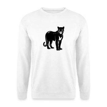 cougar - Unisex Pullover - Weiß - Vorne - Alina (178cm) & Michal (187cm)