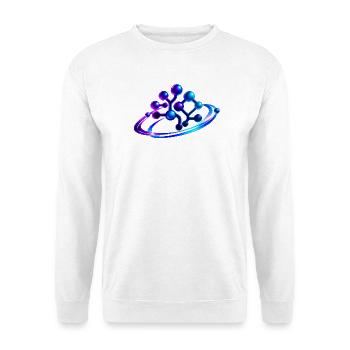 Neuron - Unisex Pullover - Weiß - Vorne - Alina (178cm) & Michal (187cm)