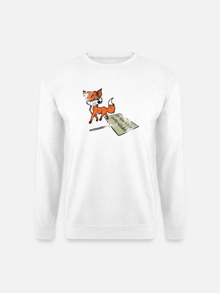 Fuchs voller Möglichkeiten - Unisex Pullover - Weiß