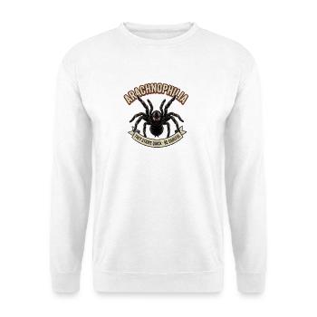 Tarantel - Unisex Pullover - Weiß - Vorne - Alina (178cm) & Michal (187cm)