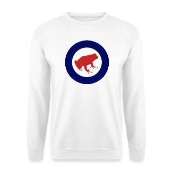 RedFrog - Unisex Pullover - Weiß - Vorne - Alina (178cm) & Michal (187cm)