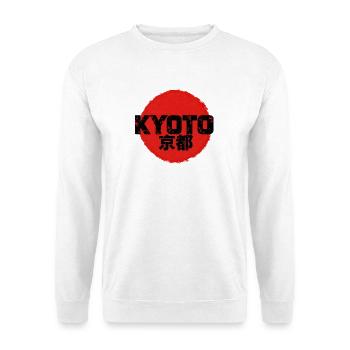 Kyoto - Unisex Pullover - Weiß - Vorne - Alina (178cm) & Michal (187cm)