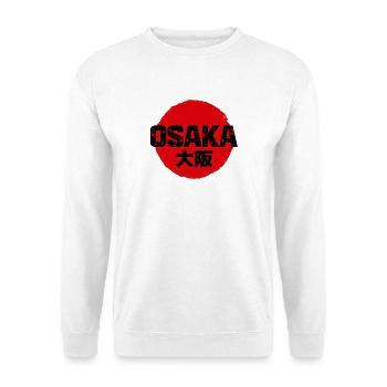 Osaka - Unisex Pullover - Weiß - Vorne - Alina (178cm) & Michal (187cm)
