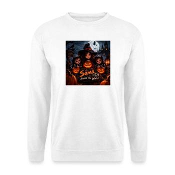 Halloween 2026 - Unisex Pullover - Weiß - Vorne - Alina (178cm) & Michal (187cm)