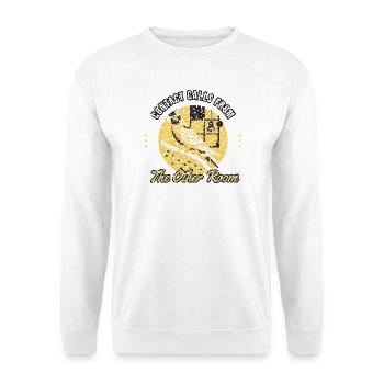 Nymphensittich - Contact Calls From The Other Room - Unisex Pullover - Weiß - Vorne - Alina (178cm) & Michal (187cm)