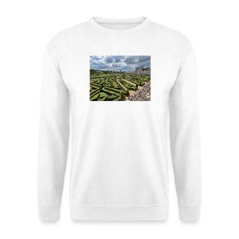 Villandry-Gärten - Unisex Pullover - Weiß - Vorne - Alina (178cm) & Michal (187cm)