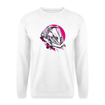 Zug Steamwave - Unisex Pullover - Weiß - Vorne - Alina (178cm) & Michal (187cm)