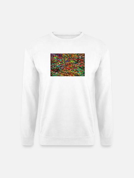 dichte_schichtungen - Unisex Pullover - Weiß