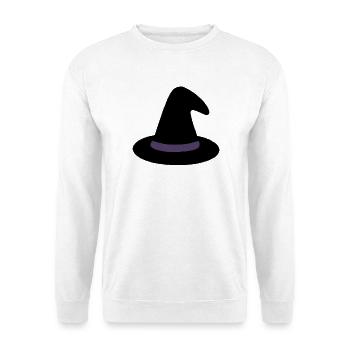 Hexenhut - Unisex Pullover - Weiß - Vorne - Alina (178cm) & Michal (187cm)