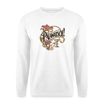 Rosenkavalier - Palawatsch! - Unisex Pullover - Weiß - Vorne - Alina (178cm) & Michal (187cm)