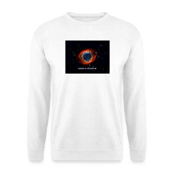Helixnebel - Unisex Pullover - Weiß - Vorne - Alina (178cm) & Michal (187cm)