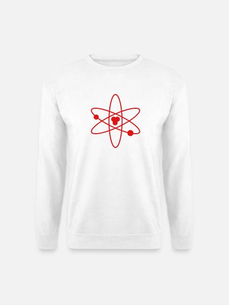 Atom - Unisex Pullover - Weiß