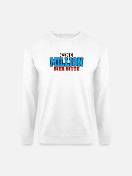 Million Bier - Unisex Pullover - Weiß