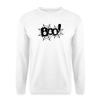 Buh! - Unisex Pullover - Weiß - Vorne - Alina (178cm) & Michal (187cm)