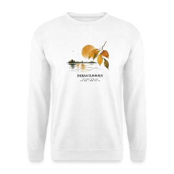 INDIAN SUMMER - Unisex Pullover - Weiß - Vorne - Alina (178cm) & Michal (187cm)