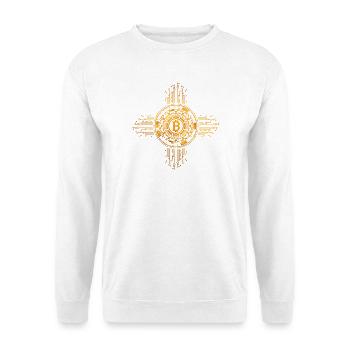motiv_digitalbit - Unisex Pullover - Weiß - Vorne - Alina (178cm) & Michal (187cm)