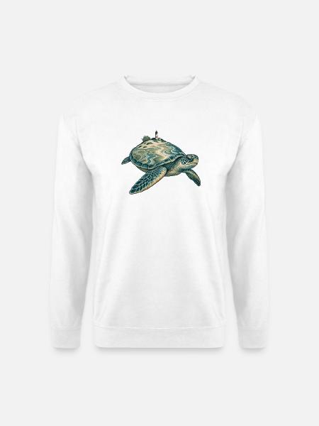 Inselwanderer - Unisex Pullover - Weiß