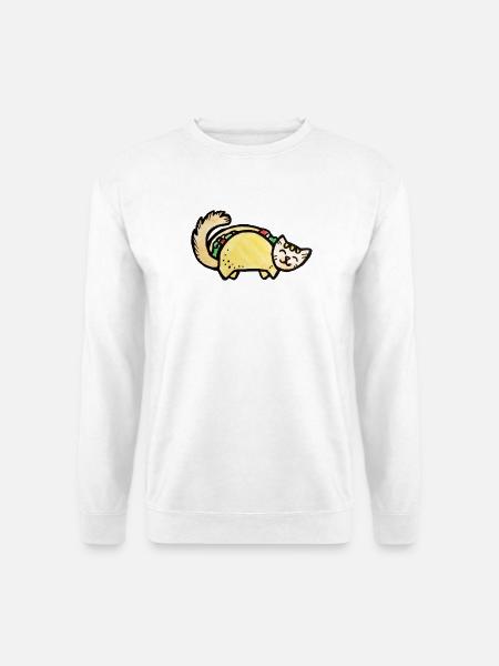 Taco Cat Sunshine - Unisex Pullover - Weiß