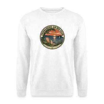 Feierabendsee - Unisex Pullover - Weiß - Vorne - Alina (178cm) & Michal (187cm)