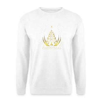 Christmas - Unisex Pullover - Weiß - Vorne - Alina (178cm) & Michal (187cm)