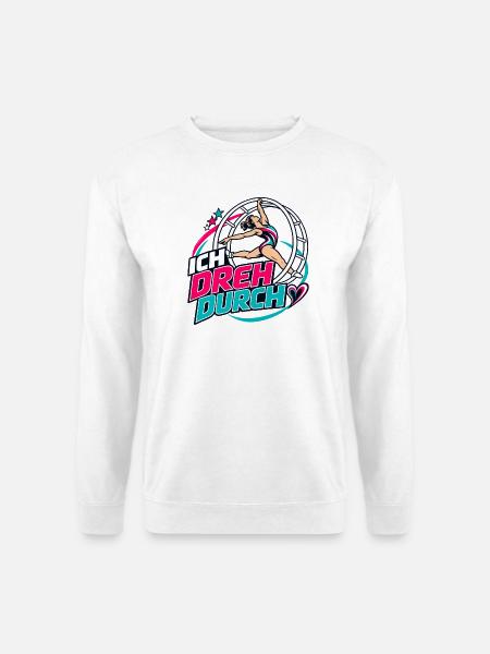 Ich Dreh Durch Rhönrad - Unisex Pullover - Weiß