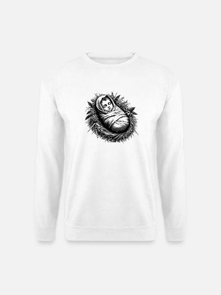 Neugeborener Jesus - Unisex Pullover - Weiß